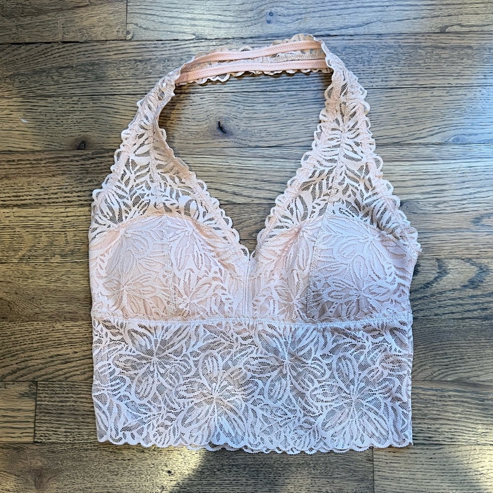 Pink Aerie halter bralette NEW WITH TAGS size small